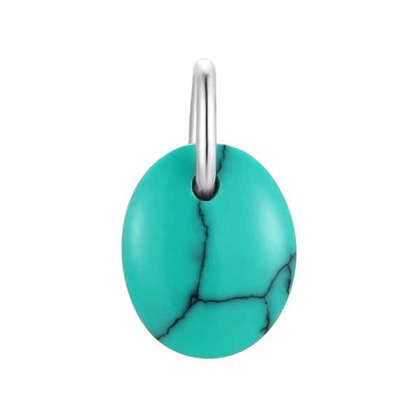 charm turquoise silver
